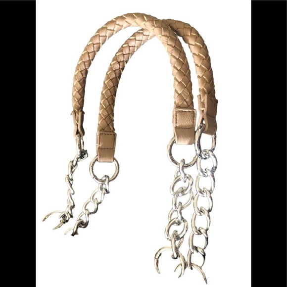 Miche Bianca Faux Leather Snake Print Demi Bag Braided Straps Base Bag & Shell - Picture 6 of 9